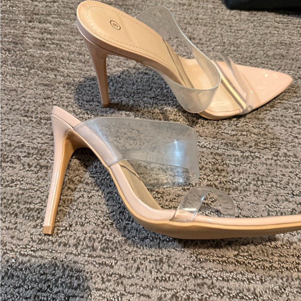 Elegant Nude Stiletto Heels